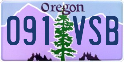 OR license plate 091VSB