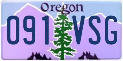 OR license plate 091VSG