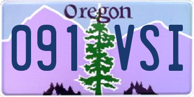 OR license plate 091VSI