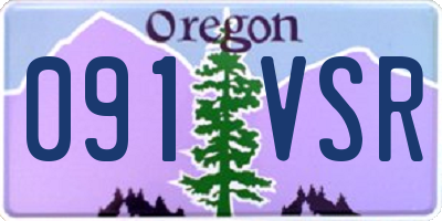 OR license plate 091VSR