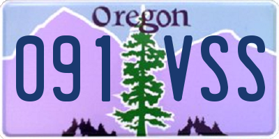 OR license plate 091VSS