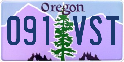 OR license plate 091VST