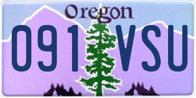 OR license plate 091VSU