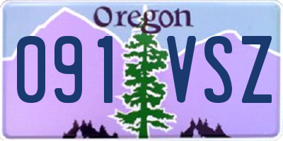 OR license plate 091VSZ