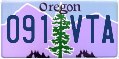 OR license plate 091VTA