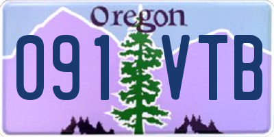 OR license plate 091VTB