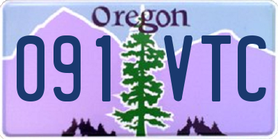 OR license plate 091VTC