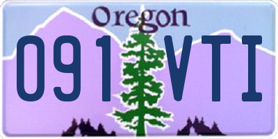 OR license plate 091VTI
