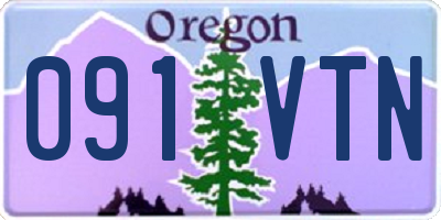 OR license plate 091VTN