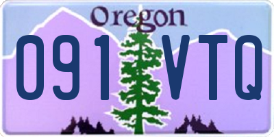 OR license plate 091VTQ