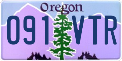 OR license plate 091VTR