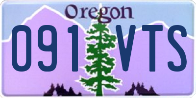 OR license plate 091VTS