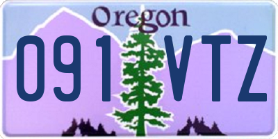 OR license plate 091VTZ
