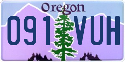 OR license plate 091VUH