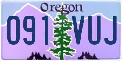 OR license plate 091VUJ