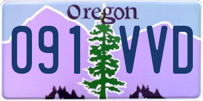 OR license plate 091VVD