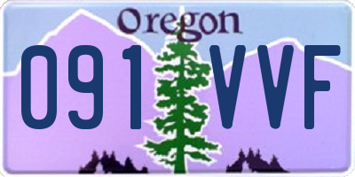 OR license plate 091VVF