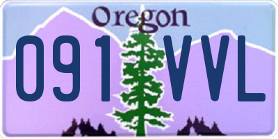 OR license plate 091VVL