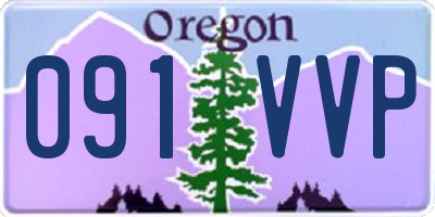 OR license plate 091VVP