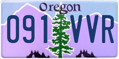 OR license plate 091VVR