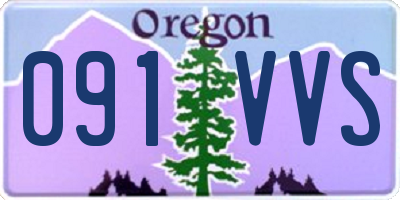 OR license plate 091VVS