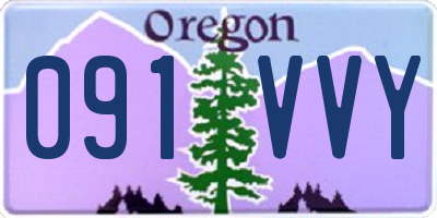 OR license plate 091VVY