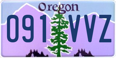 OR license plate 091VVZ