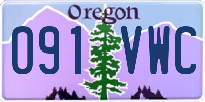 OR license plate 091VWC