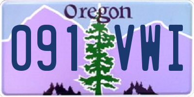 OR license plate 091VWI