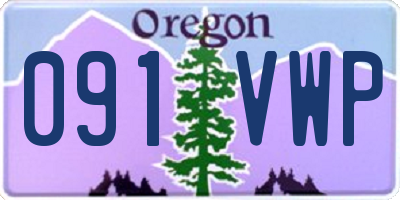 OR license plate 091VWP