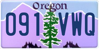 OR license plate 091VWQ
