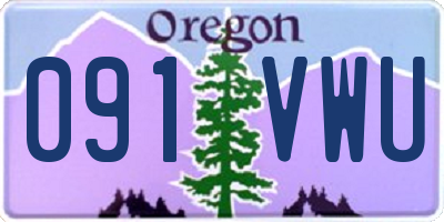 OR license plate 091VWU