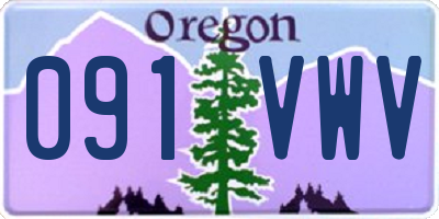 OR license plate 091VWV
