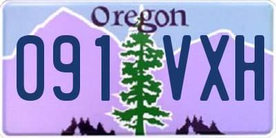 OR license plate 091VXH