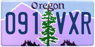 OR license plate 091VXR