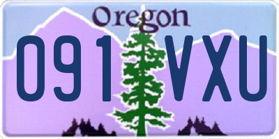 OR license plate 091VXU