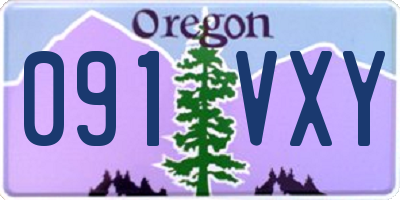 OR license plate 091VXY
