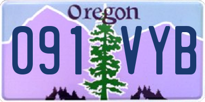 OR license plate 091VYB