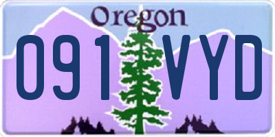 OR license plate 091VYD