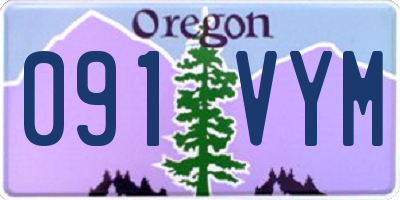 OR license plate 091VYM