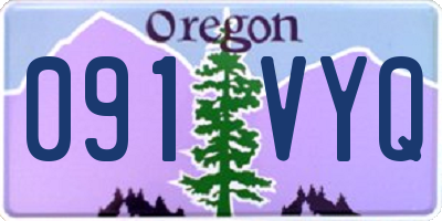 OR license plate 091VYQ