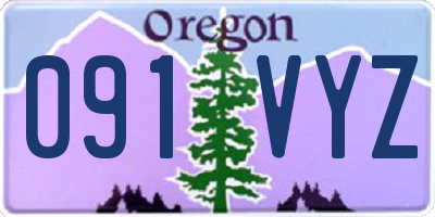 OR license plate 091VYZ