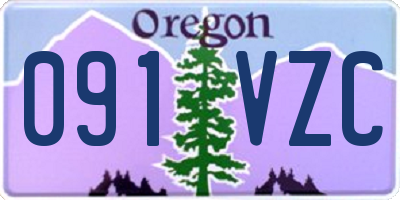 OR license plate 091VZC