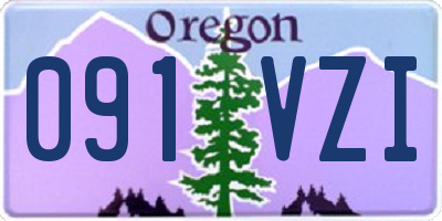 OR license plate 091VZI