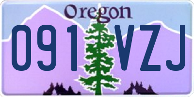 OR license plate 091VZJ