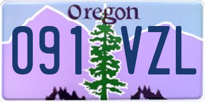 OR license plate 091VZL