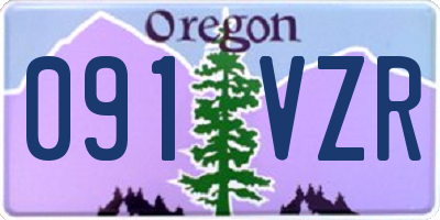 OR license plate 091VZR