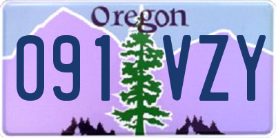 OR license plate 091VZY