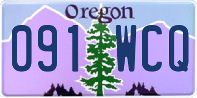 OR license plate 091WCQ
