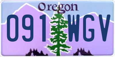 OR license plate 091WGV